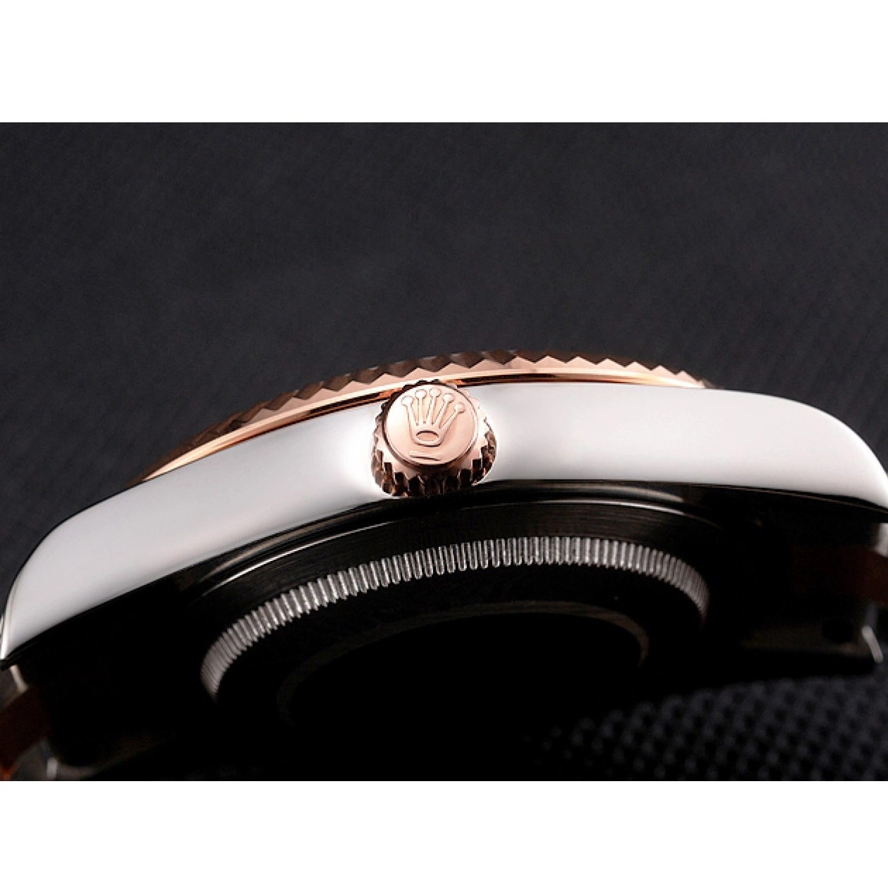 Best AAA Replica Sites Case Datejust Steel Gold Rose White Two Swiss Tone Bezel Dial Bracelet Rolex Stainless 0630